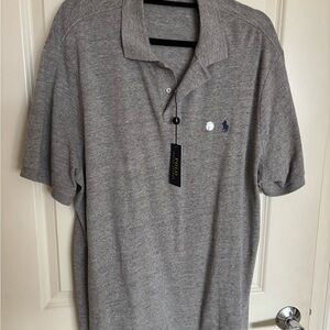 Ralph Lauren Classic Gray Polo Shirt for Men